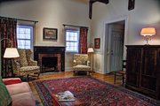 The living room in the Guest Cottage